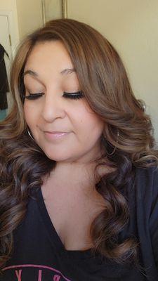 Balayage beautiful caramel highlights