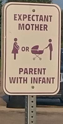 Mother Parking Sign