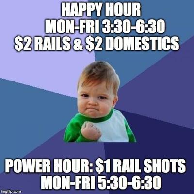 Happy Hour and Power Hour