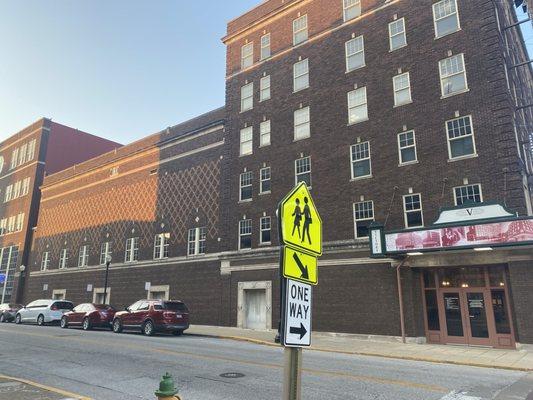 Outside view of Victory Theater -- August 2024