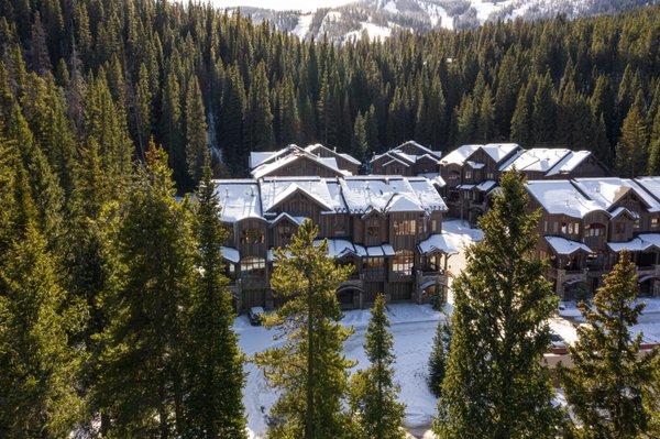 Aerial View of Base Camp on Jane Creek