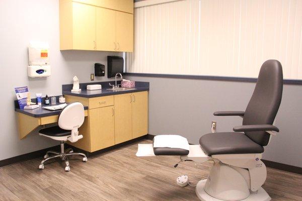 Clean, Modern Patient Rooms