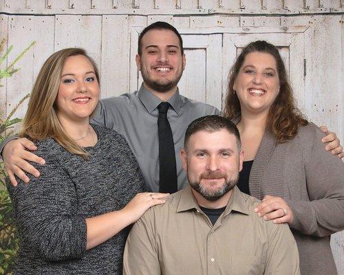 The STRONGPOINT Family. Margaret, Michael, Mark and Rebecca