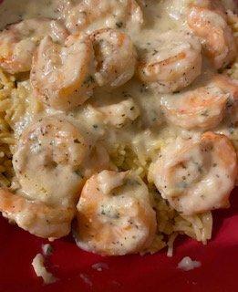 Creamy Shrimp & Rice