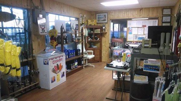 Visit our Ship Store for Bait, Fuel, Boat Rentals and more!