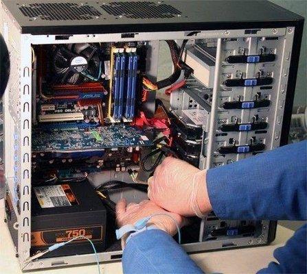 Desktop computer repair.