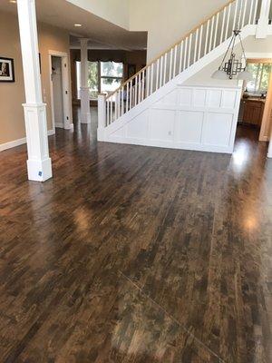 New hardwood floor