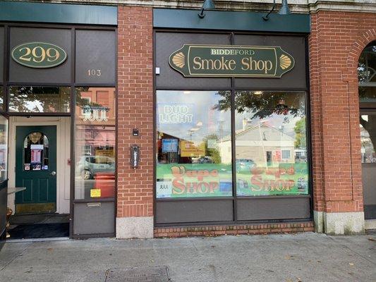 Biddeford Smoke Shop
299 Main Street Suite 103
Biddeford, ME
04005 
We are Open 7 days a week!!
207-283-6506