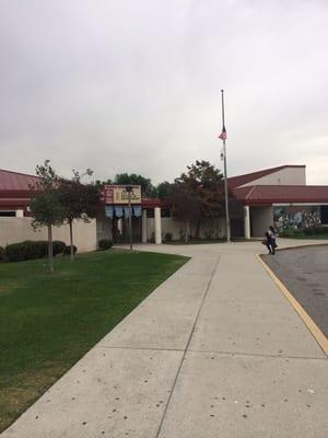 Front of the school