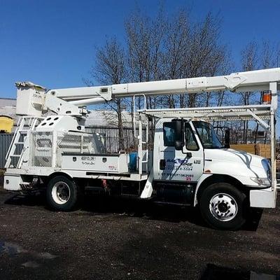 75 foot bucket truck for those really tall trees that need to be removed.