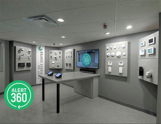 Alert 360 Home Security's experience center!