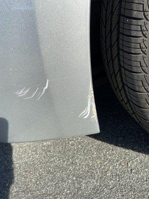 Costco will scratch your car and not be held responsible.