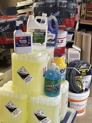 Start your spring cleaning projects now.... Don't forget to stock up on the right supplies