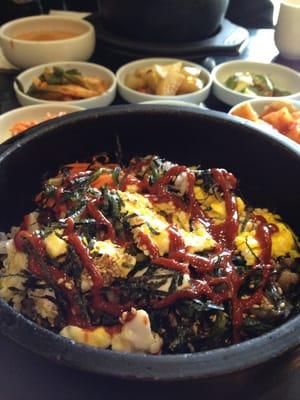 Dol-sot bibimbab at my mom's favorite Korean restaurant in K-Town :P