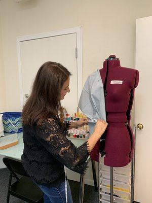 Fashion Design and Sewing Classes all leves for adults and kids! Specialty alterations! In house tailor call for an appointment.