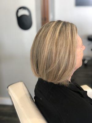 Blond highlights