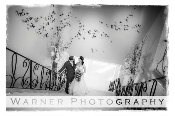 Wedding Photography. Black and white wedding portraits.