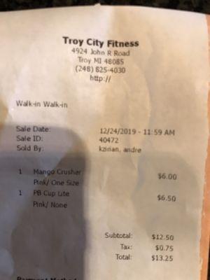 Wanna shake is part of the Troy city fitness