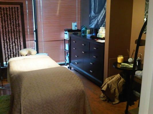 Come check out our wonderful massage room- our massage therapist Claire is amazing!