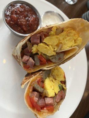 Breakfast burrito