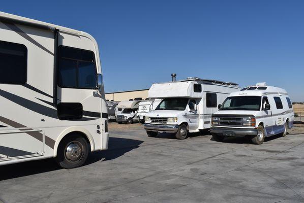 Trucks and RVs we work on