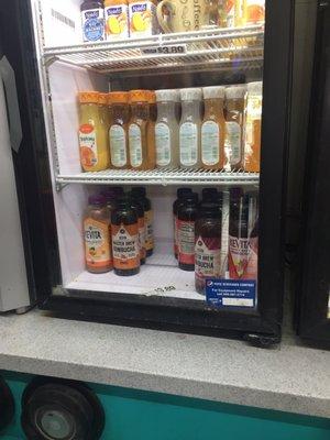 Juice and kombucha