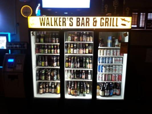 The extended beer selection