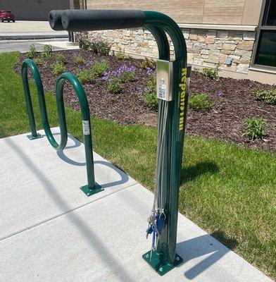 Bicycle Fix It Station on Washington Street