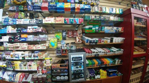 Rolling papers , Rolling tobacco , chewing tobacco, swedish snus , exquisite ranhe of cigarettes and much more.