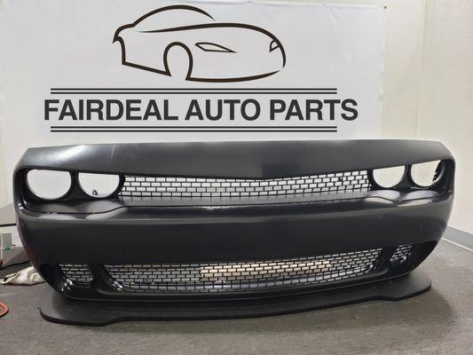 Dodge Challenger Bumper with Grilles and Foglights Cover (Complete Assembly)