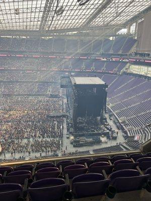 Seats for the concert