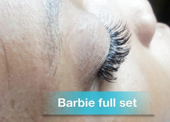 dark full barbie lashes!