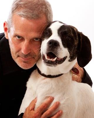 Myself (Paul Brymer) and my wonderful puppy dog Spot!!