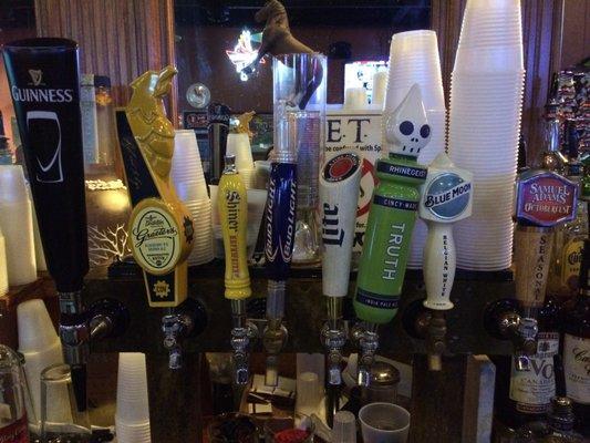 Great beers on tap!!