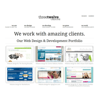 ThreeTwelve Creative Website Design Portfolio