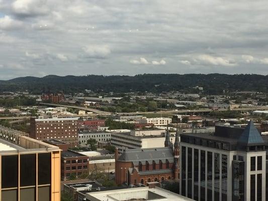 The view from the downtown Birmingham, AL office