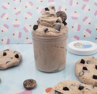 chocolate chunck cookie dough slime