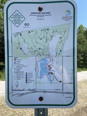 Trails signage.