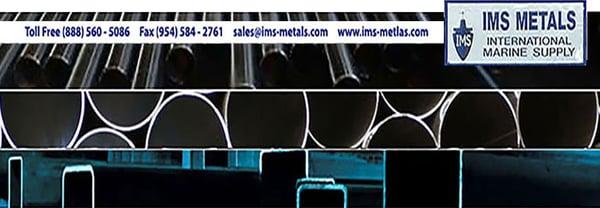 IMS Metals Inc. is a full-service supplier, specializing in metal products for the marine industry.