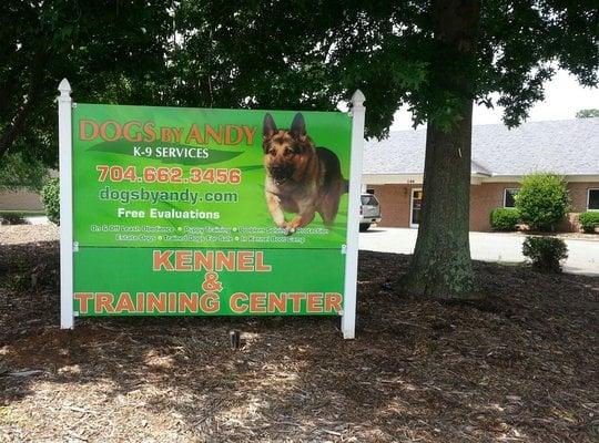 Visit our Kennel and Training Center at 144 Bevan Drive in Mooresville!