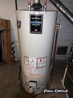 New Bradford White Water Heater Installation.