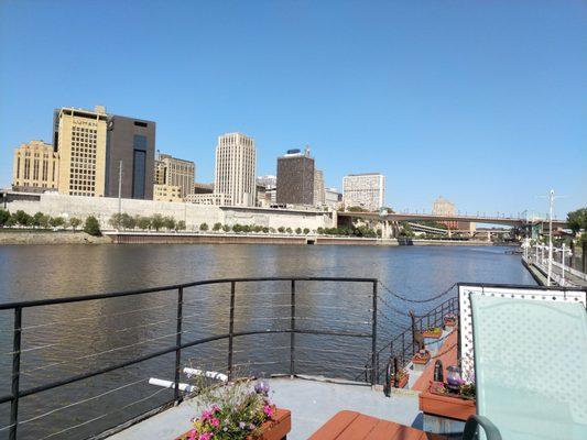 View of St. Paul from the boat.