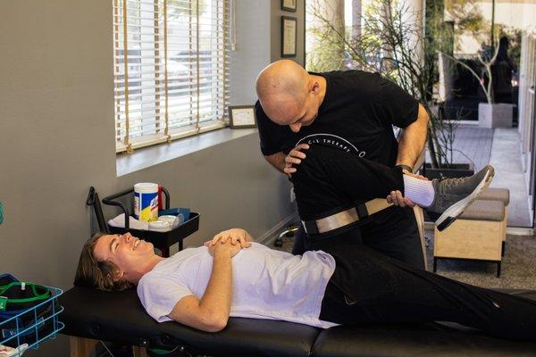 Manual therapy and joint mobilization