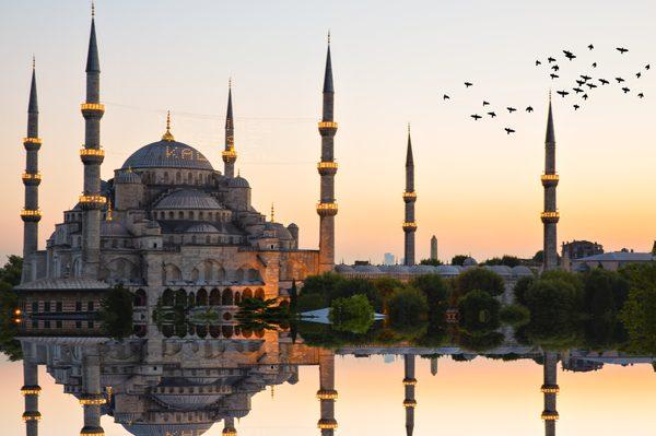 Blue Mosque and Hagia Sophia