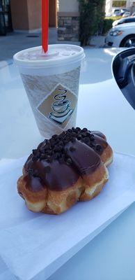 medium iced coffee $2.50 chocolate chip $2.75