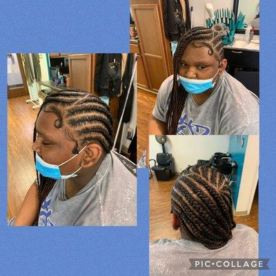 Feed in braids