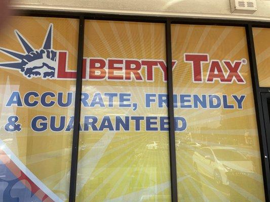 Store front LIBERTY TAX