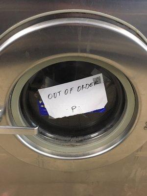 Always out of order