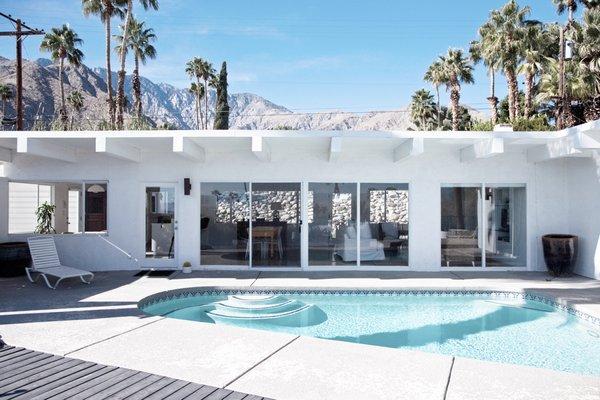 Mid-Century Modern Vacation Rental Property set up by place LA properties