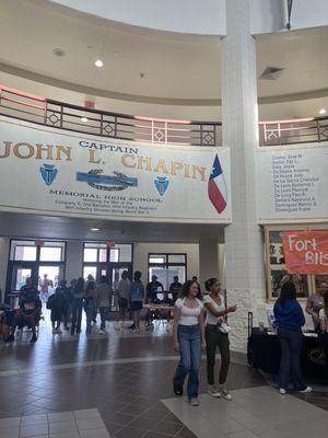 Inside CPT John L. Chapin Memorial High school